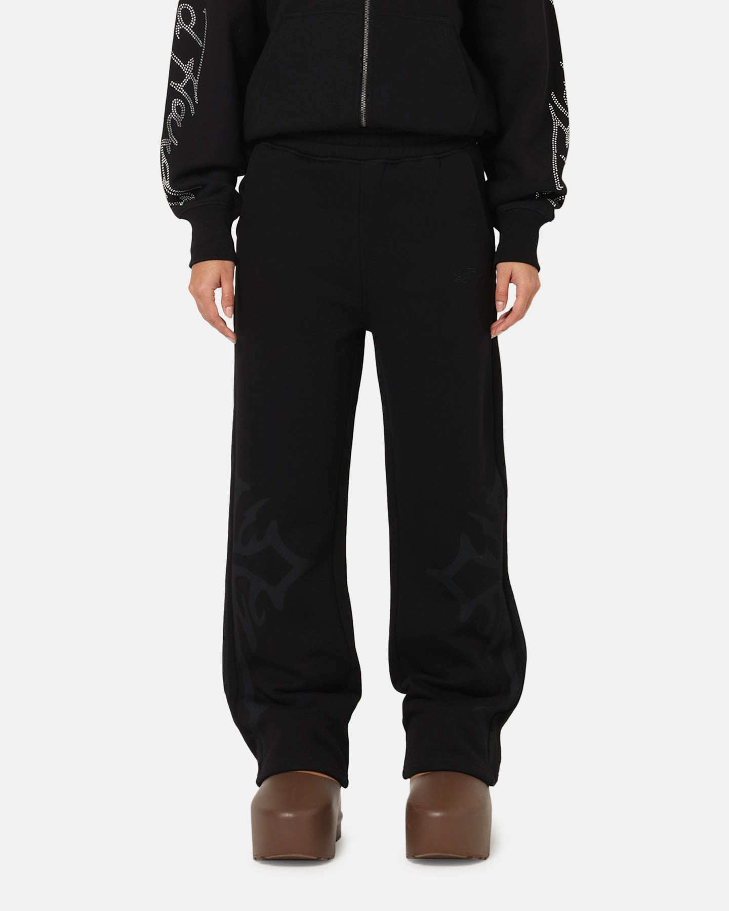 Ed Hardy Trinity Sweatpants Black Seamless Waist Technology Minimalist Design