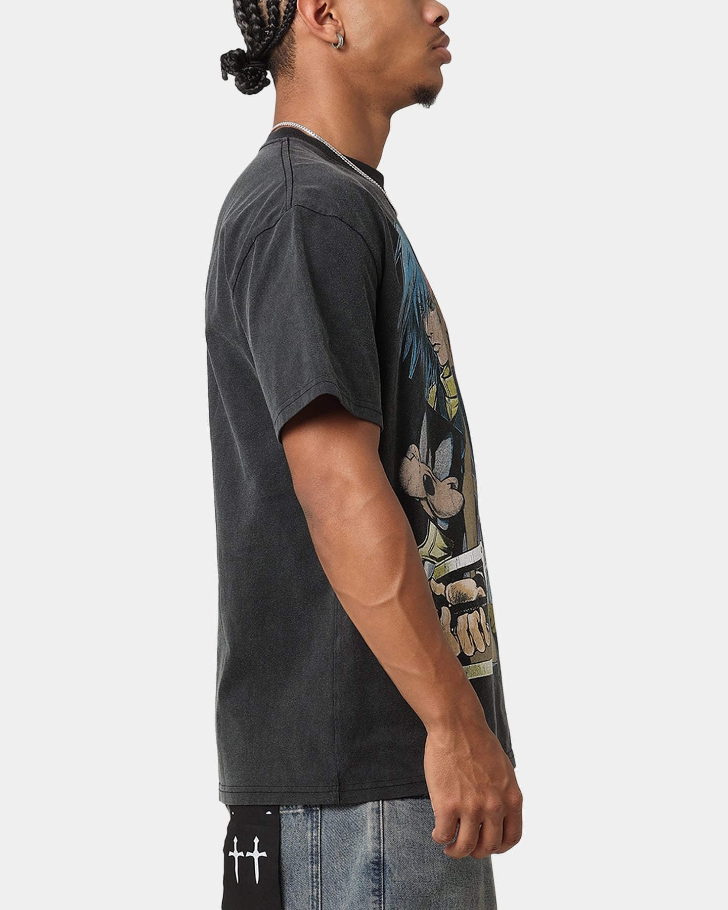Bold and Comfortable quick dry Goat Crew X Kingdom Hearts Poster Heavy T-Shirt Vintage Black