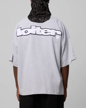 Loiter Premium Essentials Boxy T-Shirt Grey Marle Classic Chic