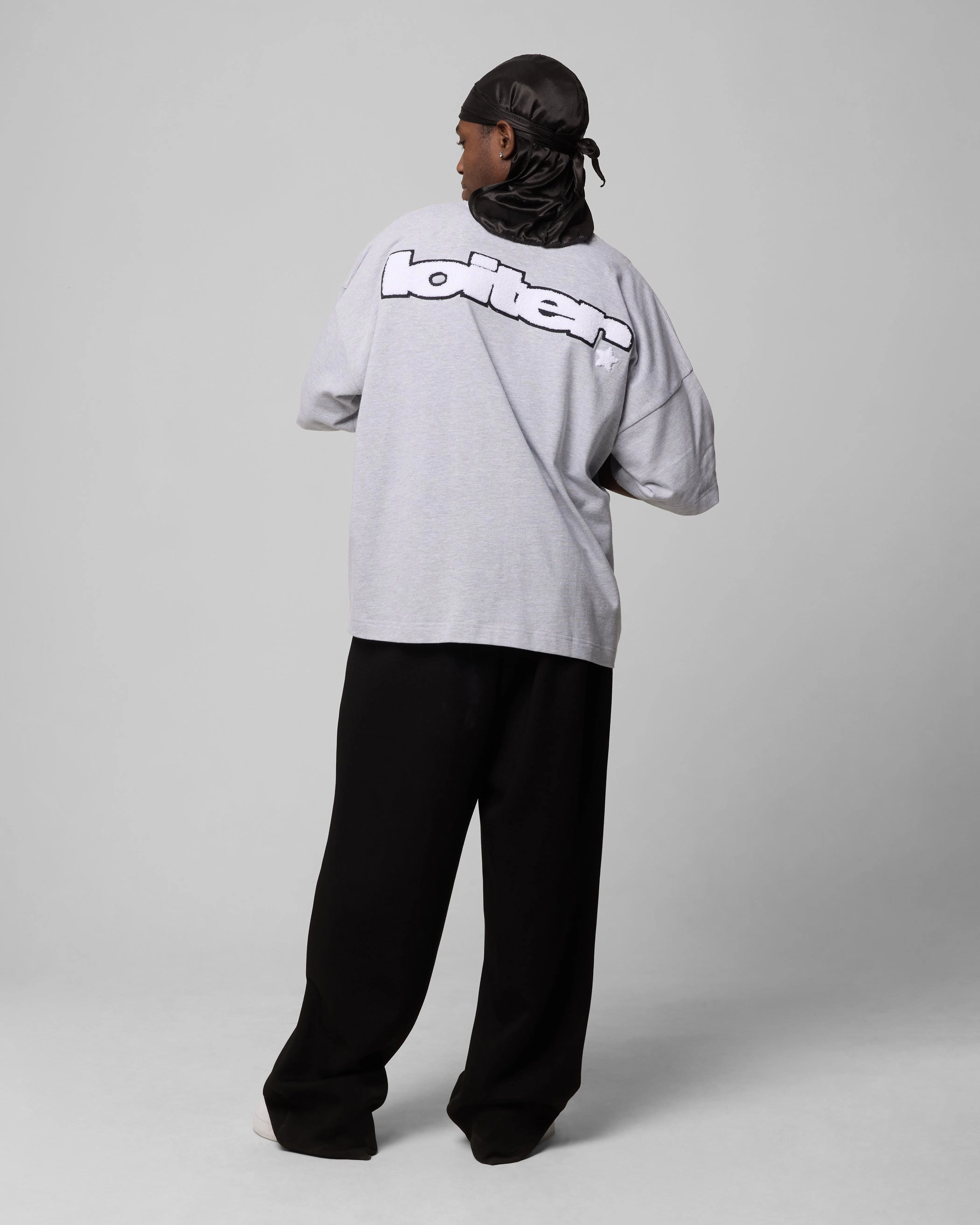 Easy Fit Trendy Basics Loiter Premium Essentials Boxy T-Shirt Grey Marle