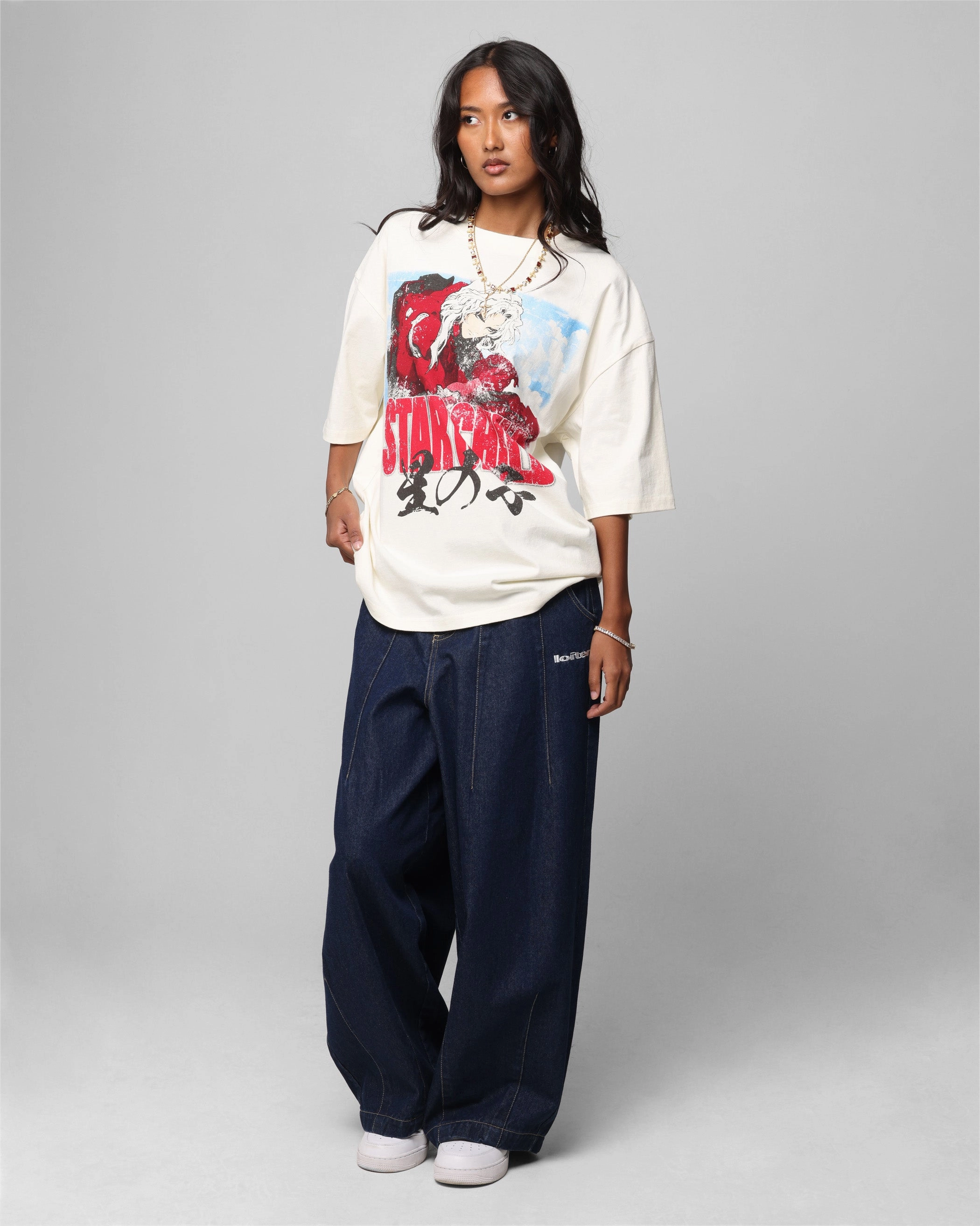 Loiter Sebastian Vintage T-Shirt Off White Soft Layer Everyday Comfort