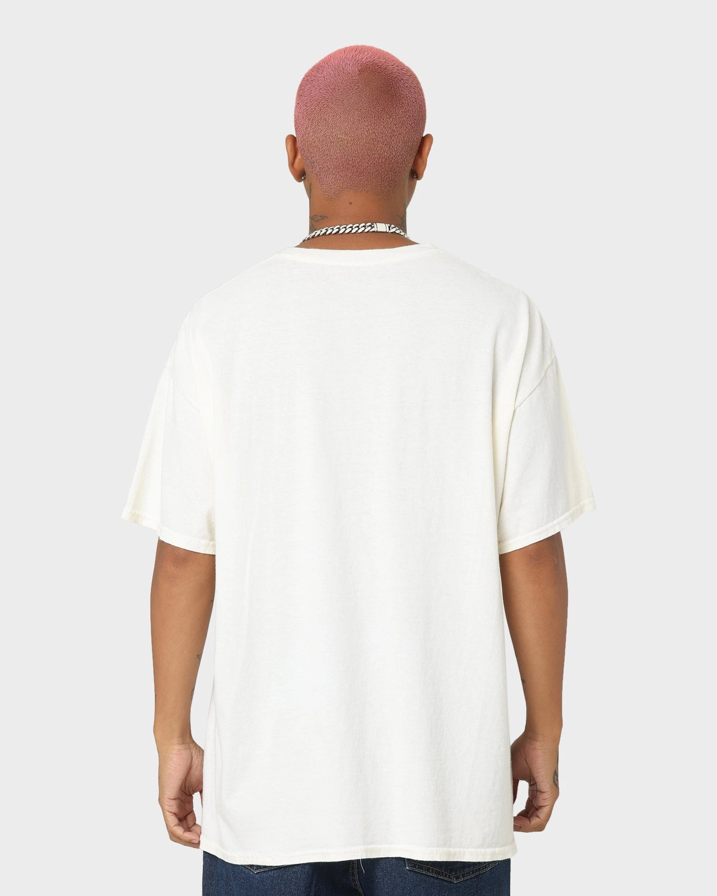 Sports Apparel Reinforced Shoulder Notorious B.I. Biggie Magazine Cover T-Shirt Off White