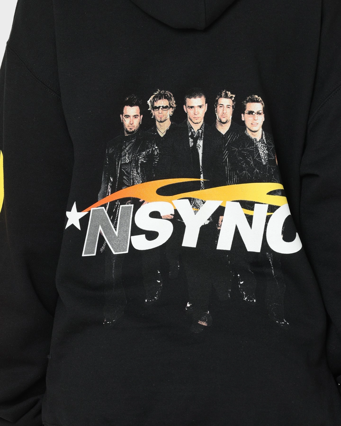 Chic Vibe Hypoallergenic Fibers NSYNC Flame Photo Hoodie Black