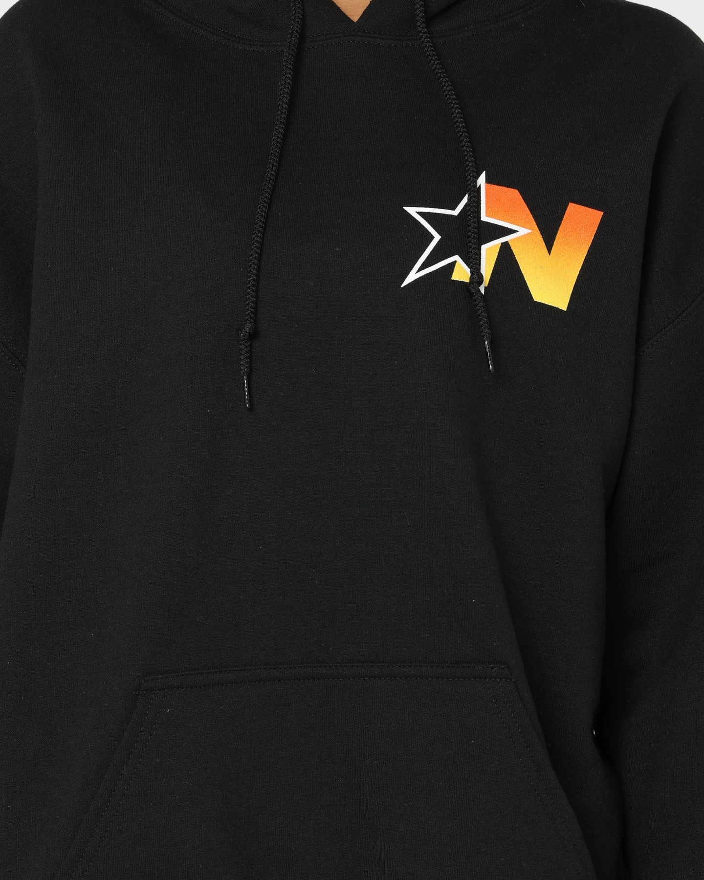 NSYNC Flame Photo Hoodie Black crew neck Camping attire