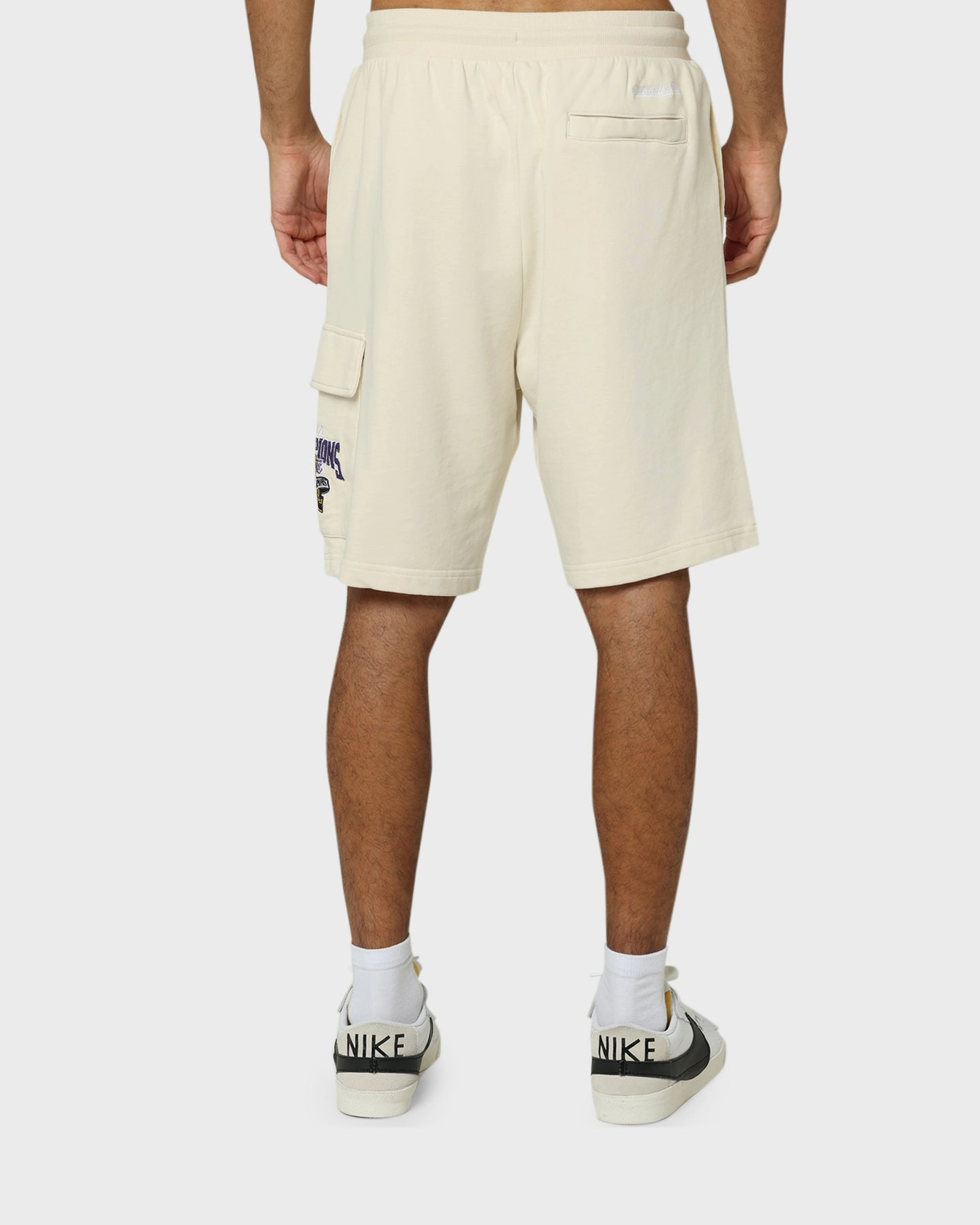 Mitchell & Ness Los Angeles Lakers Cargo Shorts Khaki school clothing