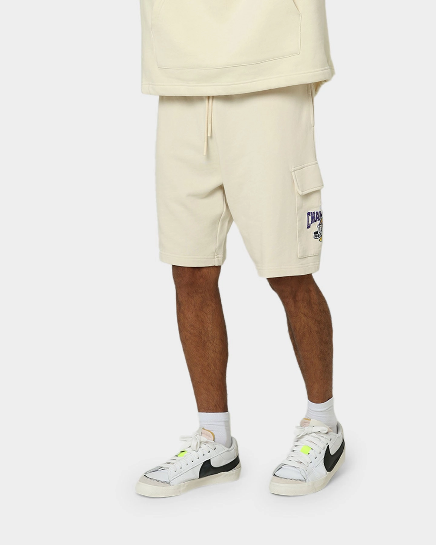 cyclists Mitchell & Ness Los Angeles Lakers Cargo Shorts Khaki