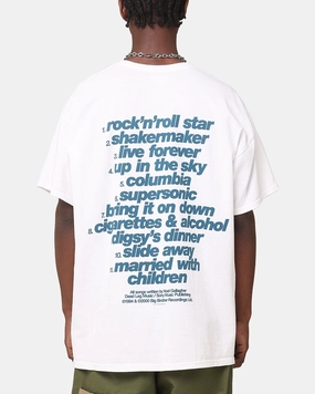 spring fashion Oasis Definitely Maybe T-Shirt White Vintage