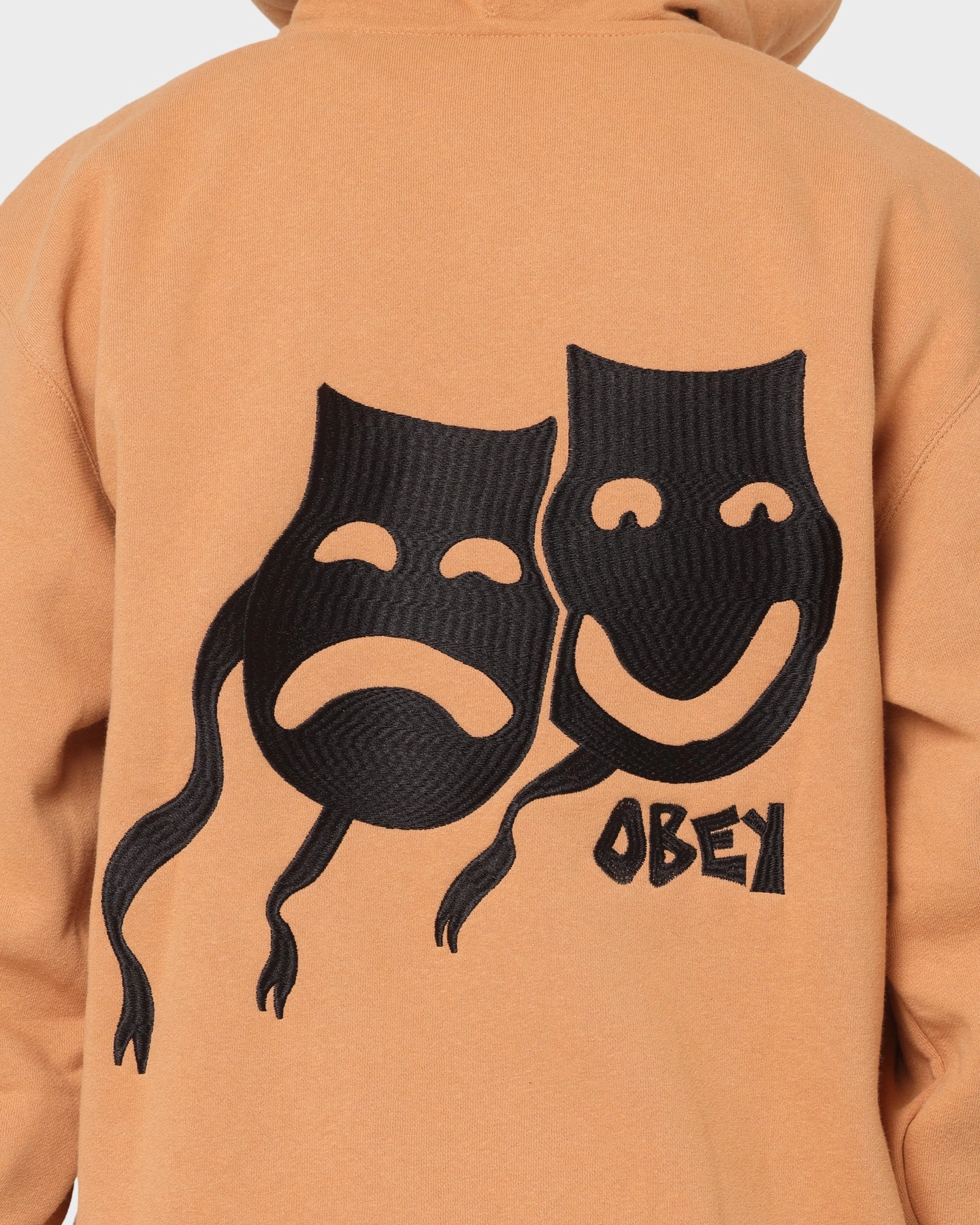 Multi Panel Construction students Obey Flash Zip Hoodie Rabbit Paw