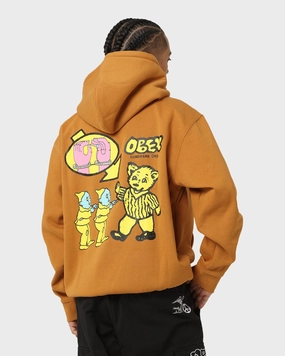 Sport Edge Layered Obey Obey Hardware Dept. Hoodie Brown Sugar