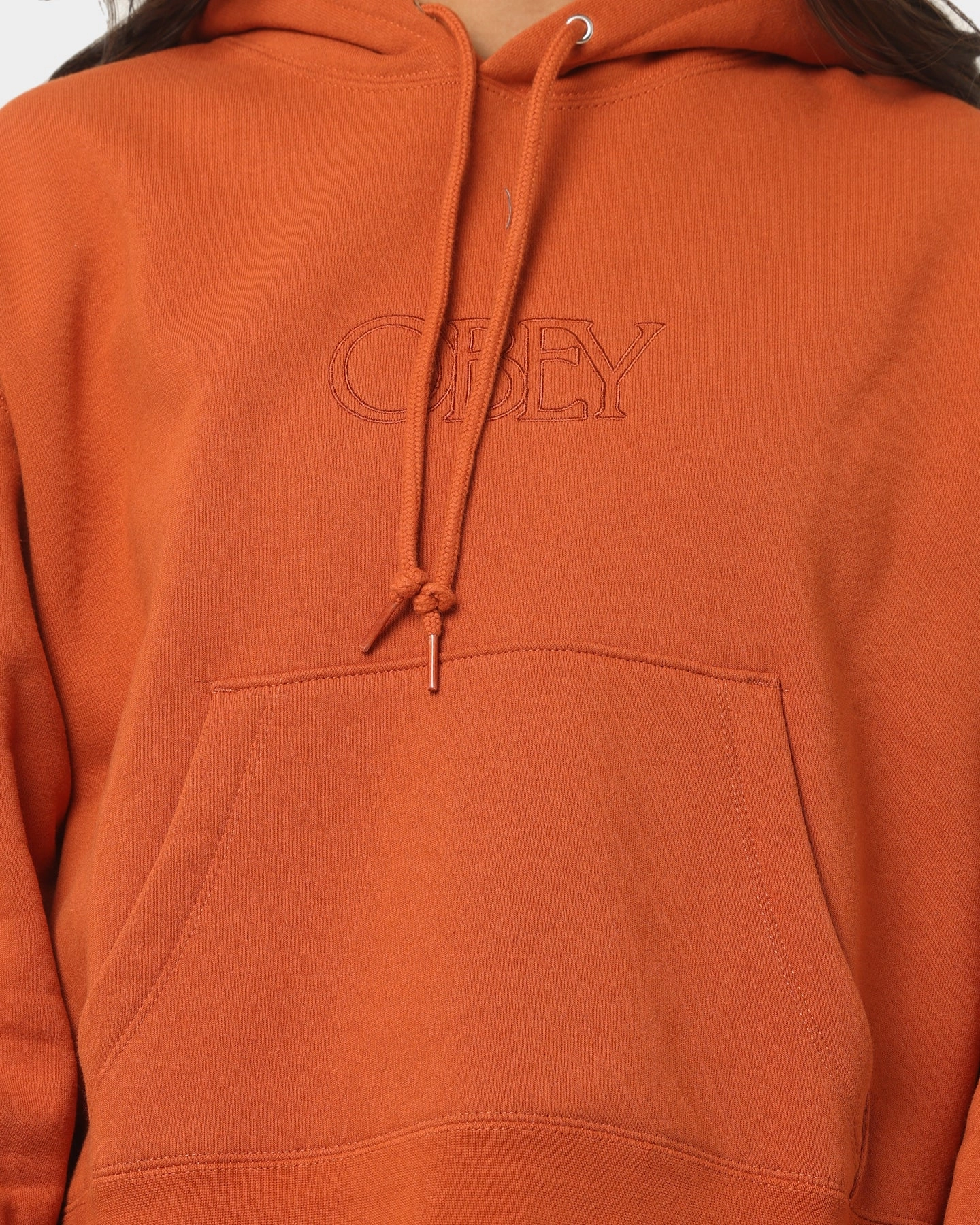 Obey Women's Regal Hoodie Ginger Clue