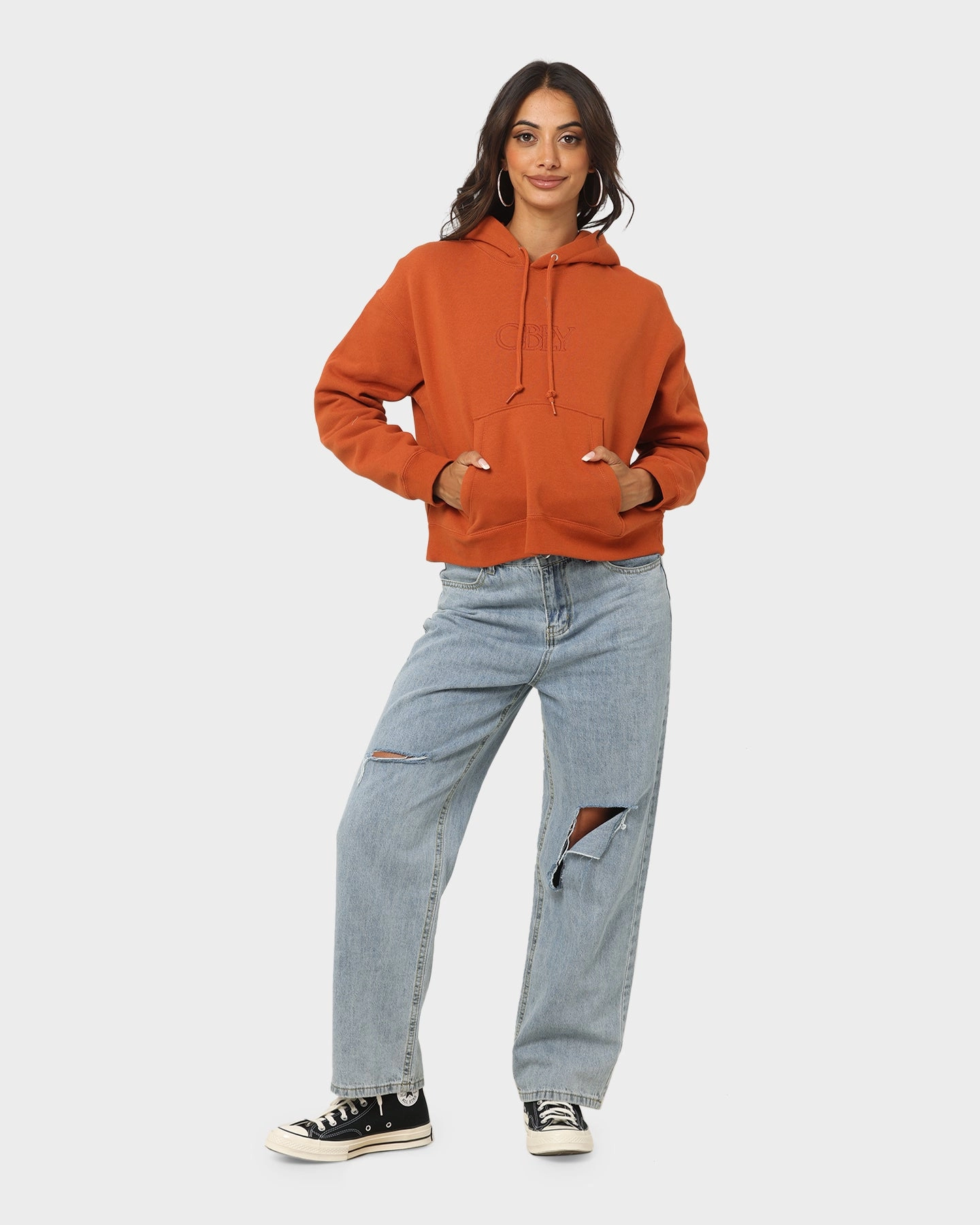 Cool Fit Obey Women's Regal Hoodie Ginger