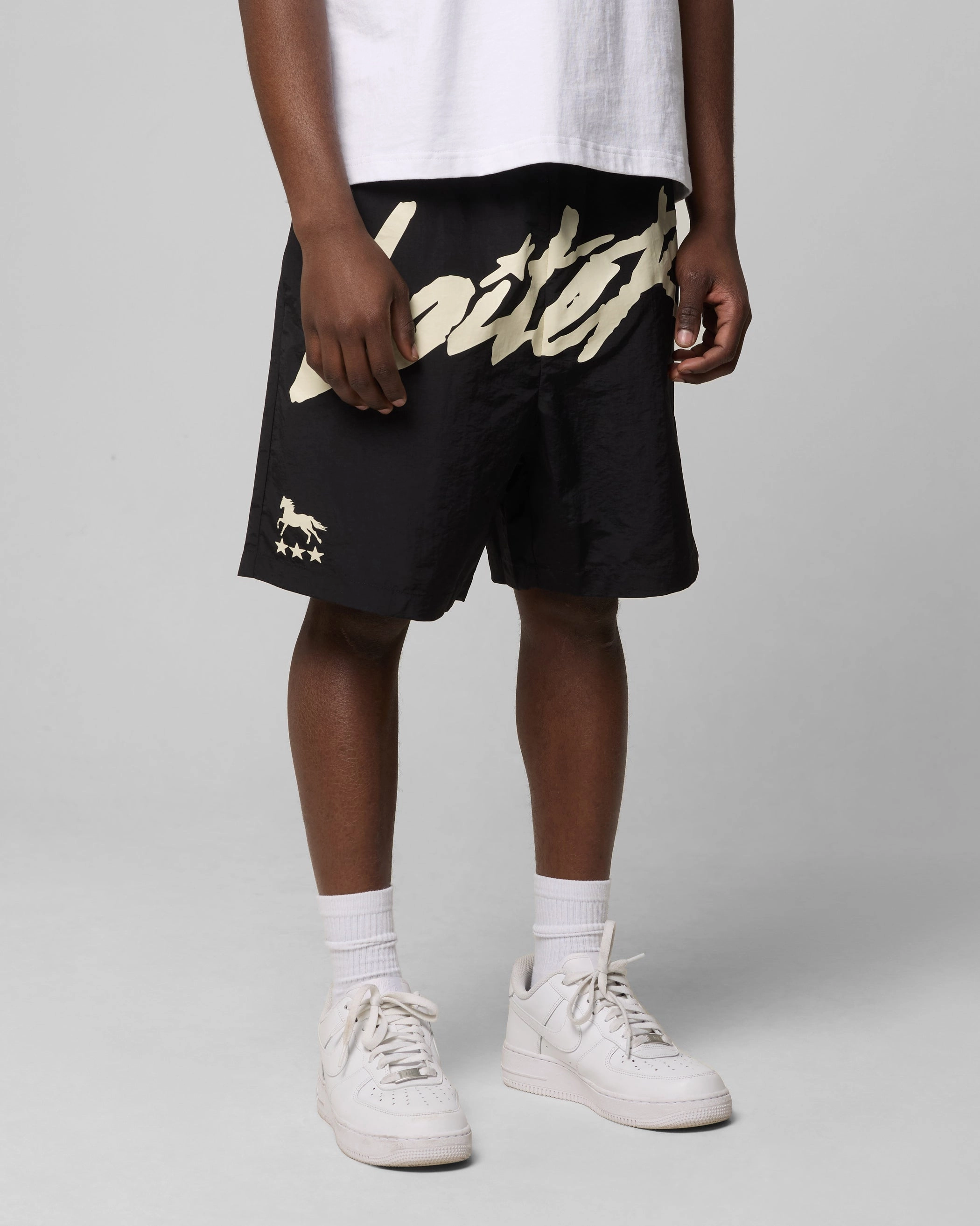 Loiter Rodeo Shorts Black Casual Comfort