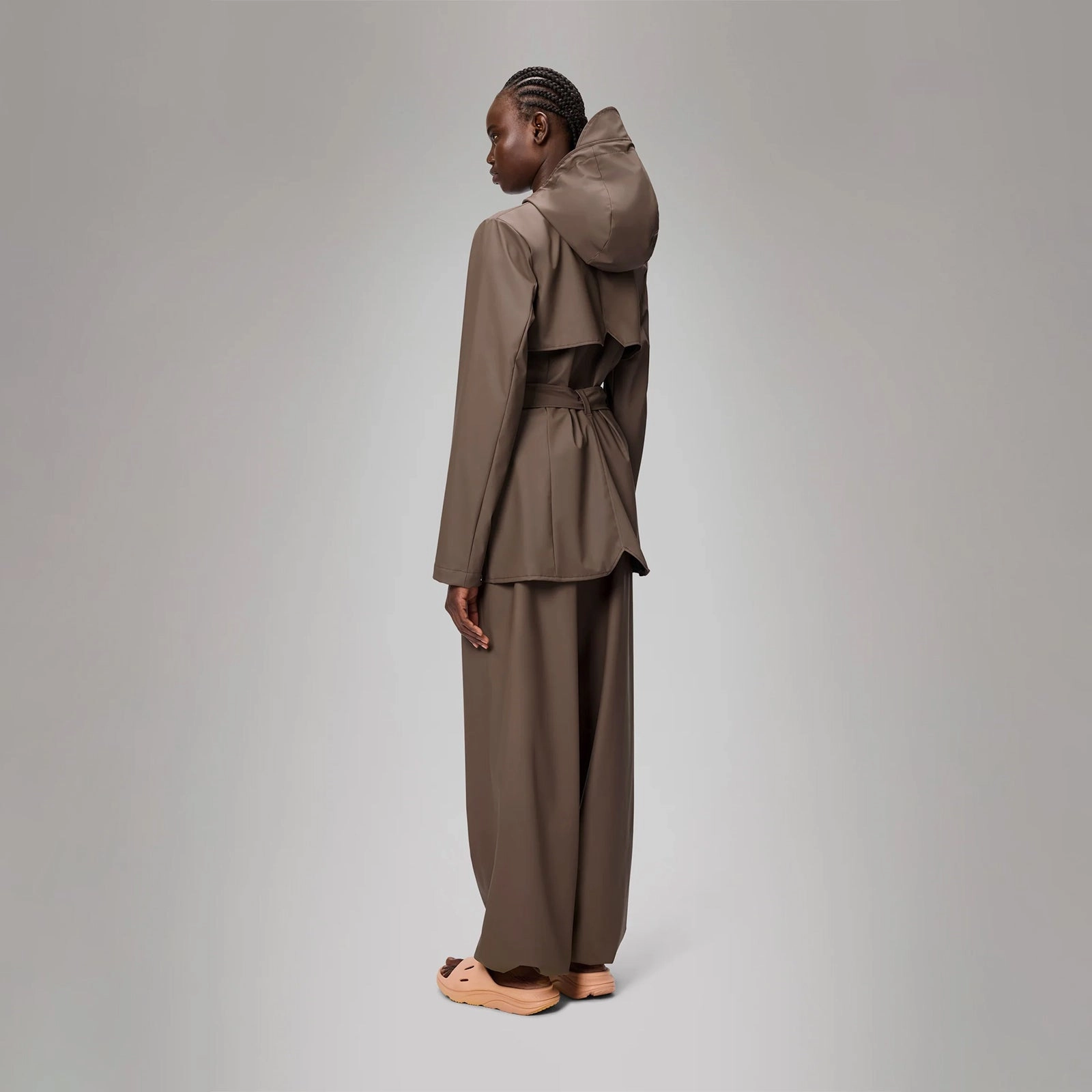 Comfortable fit Hidden Storage Compartments Rains Curve Jacket W3 ' Shade'
