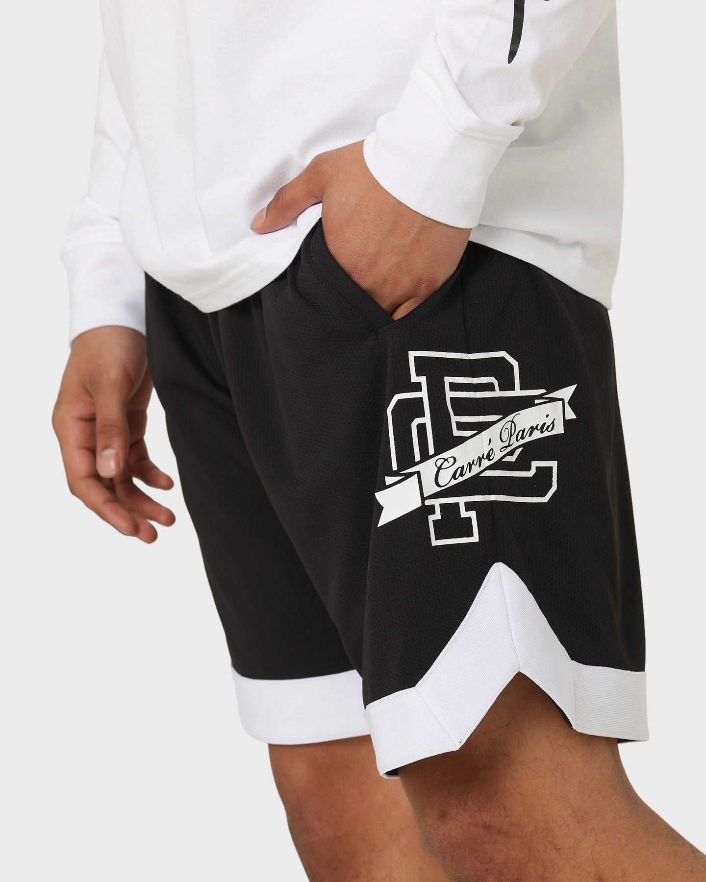 Carr?? Team Paris Basketball Shorts Black NoChafeFinish