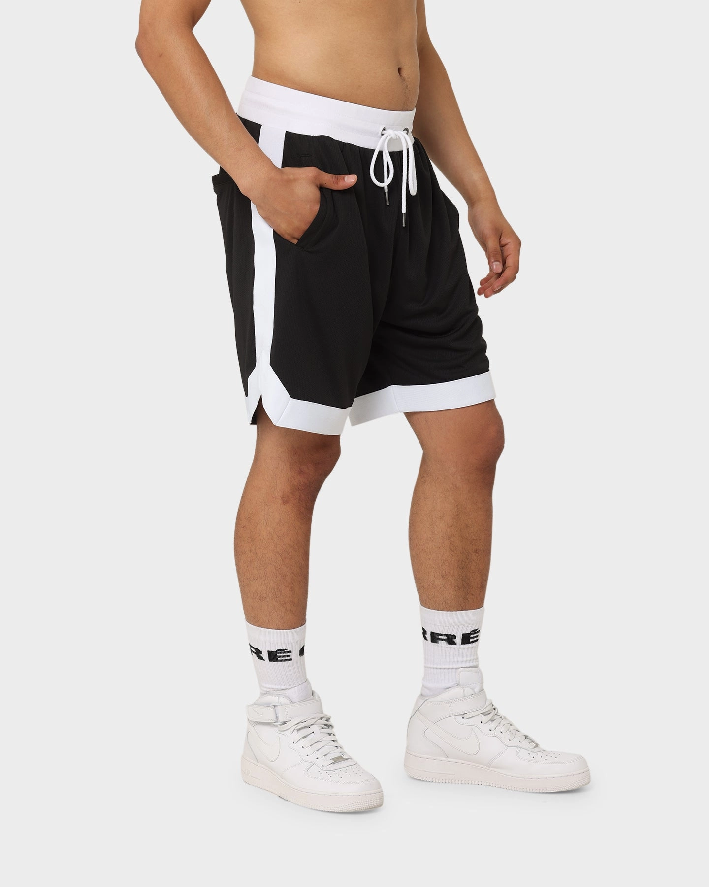 Carr?? Team Paris Basketball Shorts Black Summer Mood Snag Free Design