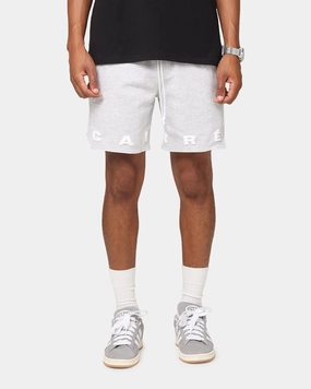 Luxury Brand laid-back style Carre Enhance Fleece Shorts Grey Marle
