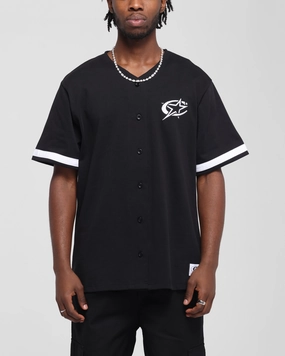 Eco Conscious Manufacturing Carre C-Star Baseball Jersey Black