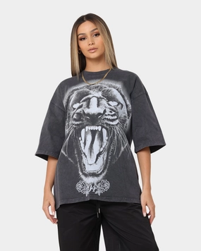 404 Pantheress Vintage T-Shirt Charcoal Multi Directional Stretch Outdoor Smart