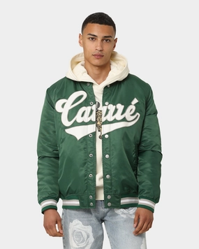 Modern Outerwear Prevent Carr?? PDB Varsity Jacket Green