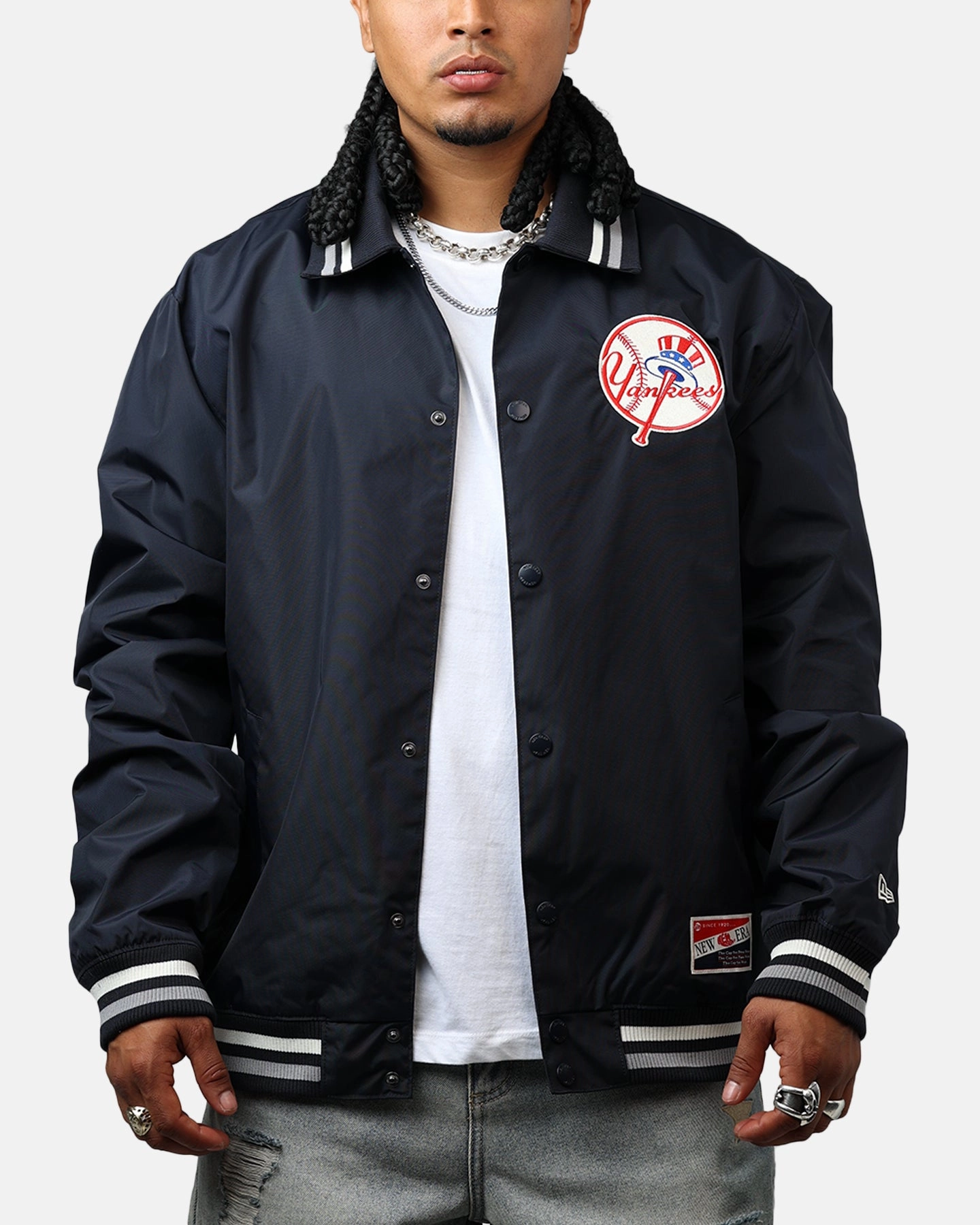 anniversary event New Era New York Yankees Throwback Jacket Navy