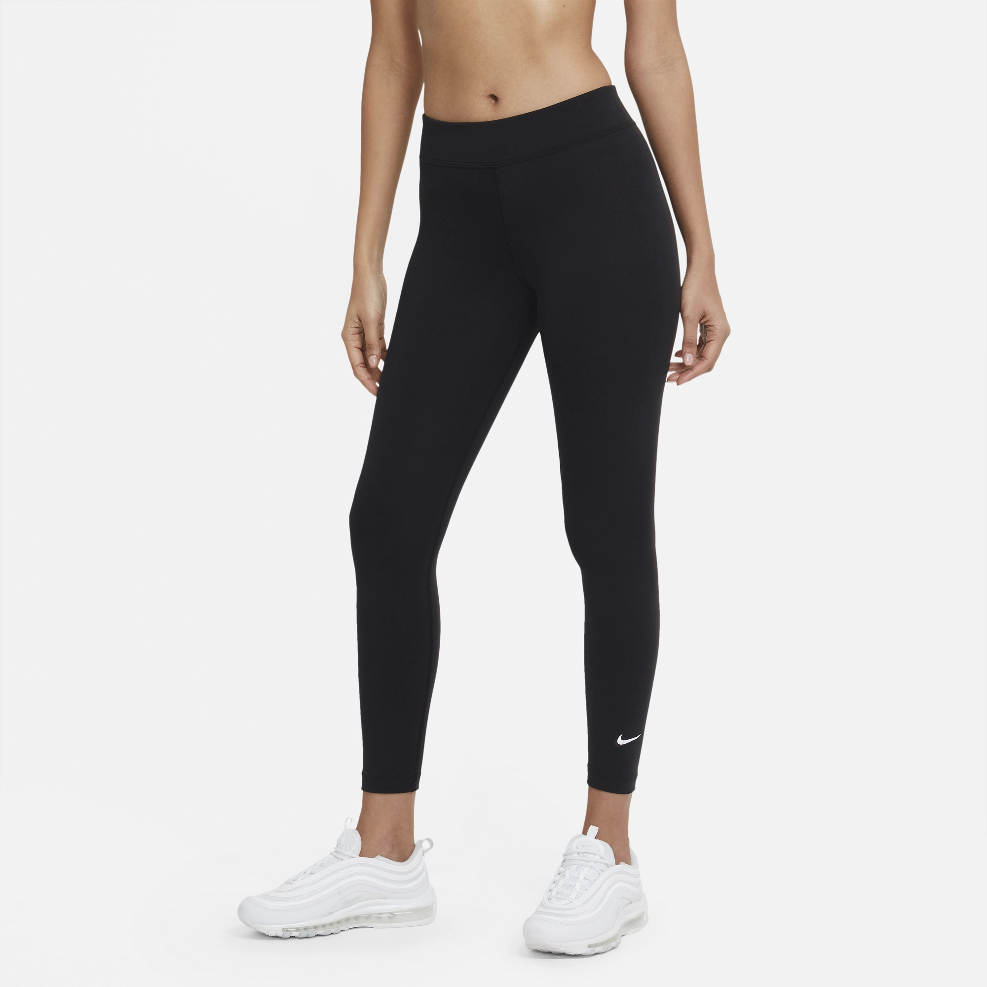 Universal Fit System Womens Nike Sportswear Essential Leggings 'Black'