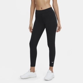 Womens Nike Sportswear Essential Leggings 'Black' Practical Comfort High-waisted fit