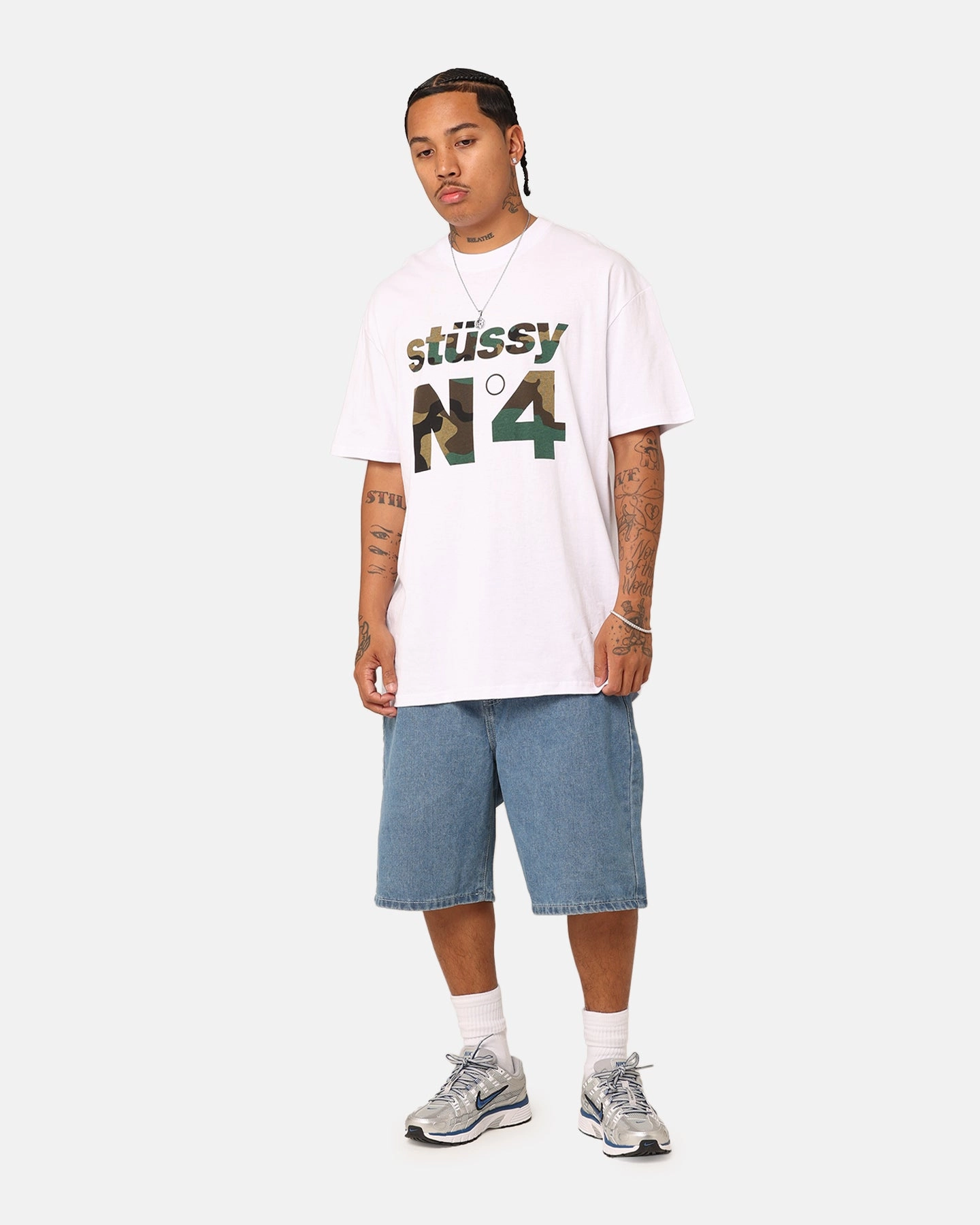 Stussy Denim Big Ol' Shorts Mid Denim Wind Resistant Material