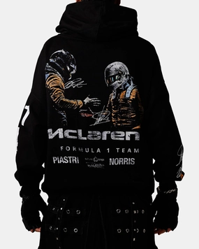 Culture Kings X Mclaren 'Las Vegas Grand Prix 2024' Piastri And Norris Hoodie Black Trust Analysis
