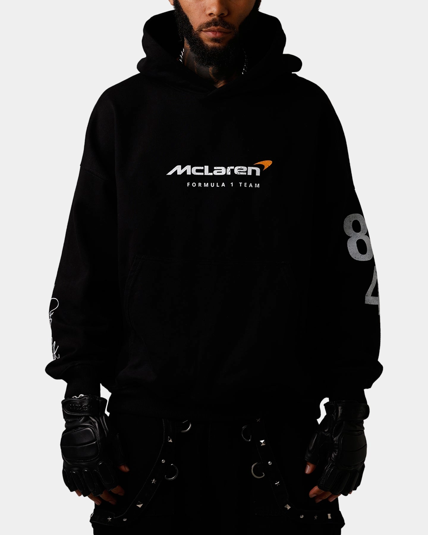 Keychain Culture Kings X Mclaren 'Las Vegas Grand Prix 2024' Piastri And Norris Hoodie Black