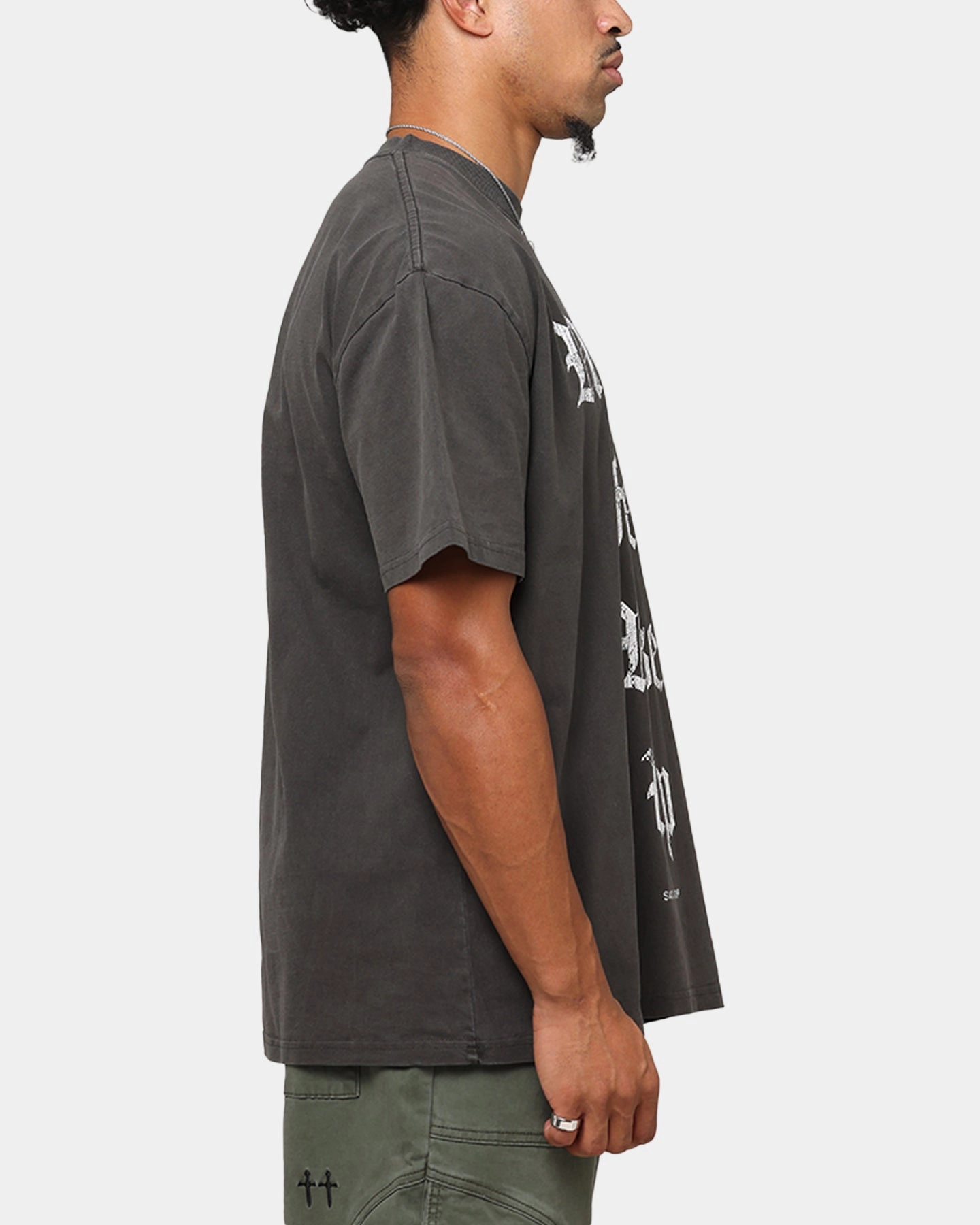 Everyday Fashion Washable Saint Morta Fallen Rising Boxy T-Shirt Black Wash