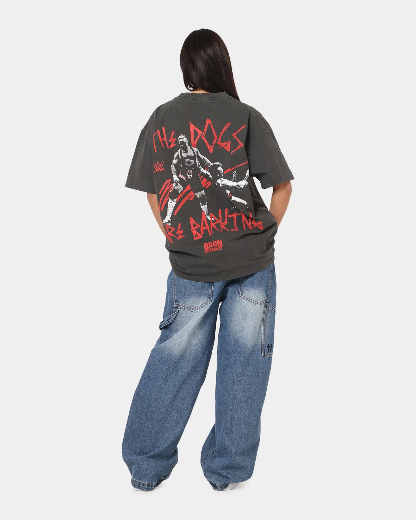 Fashion Top Outdoor Trend Culture Kings X WWE Ron Breaker Heavy T-Shirt Black Wash
