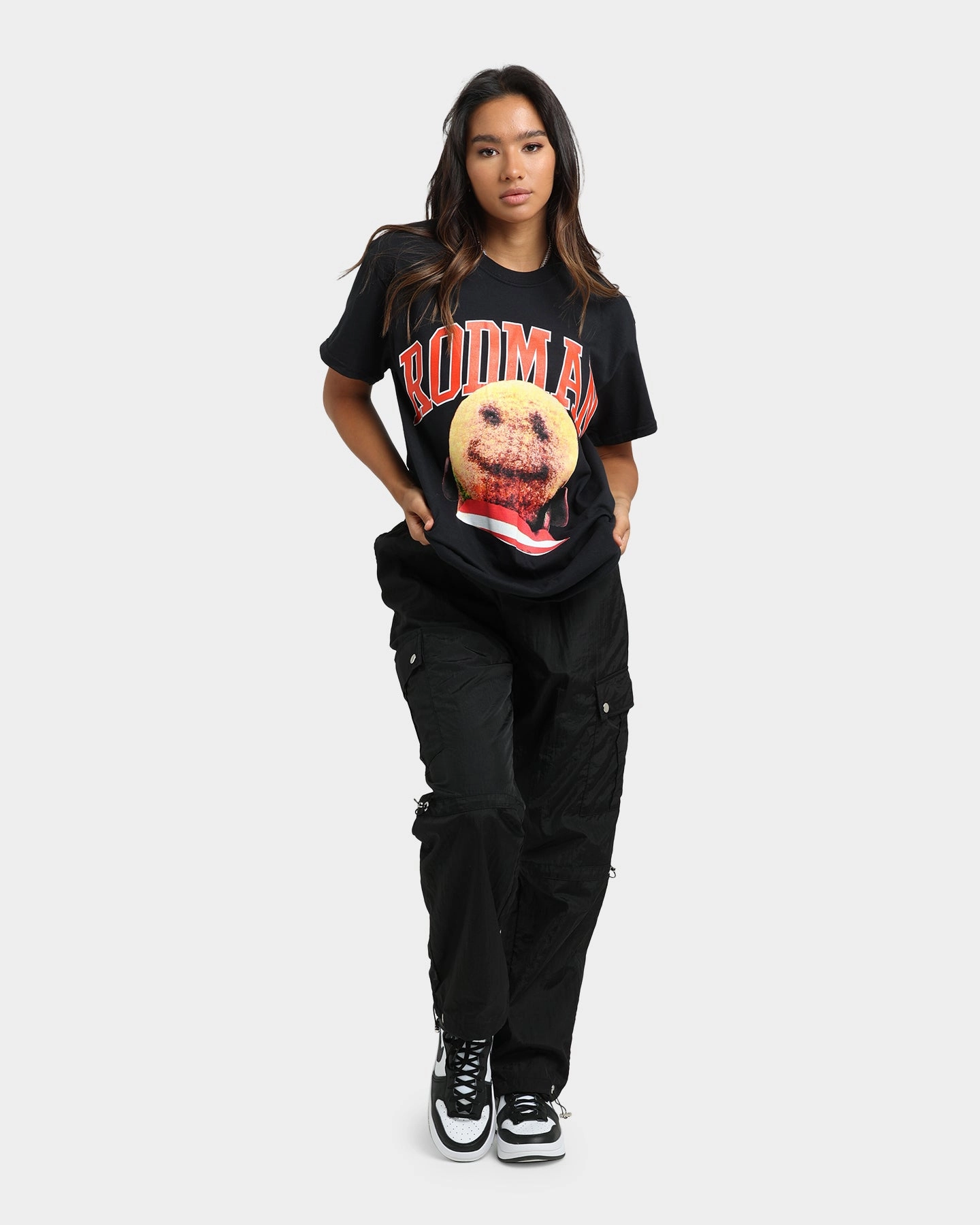 Rodman Brand Rodman Hair T-Shirt Black Chill Fit