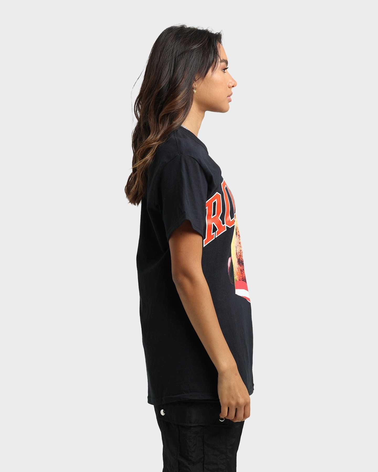 Casual Comfort Top Rodman Brand Rodman Hair T-Shirt Black