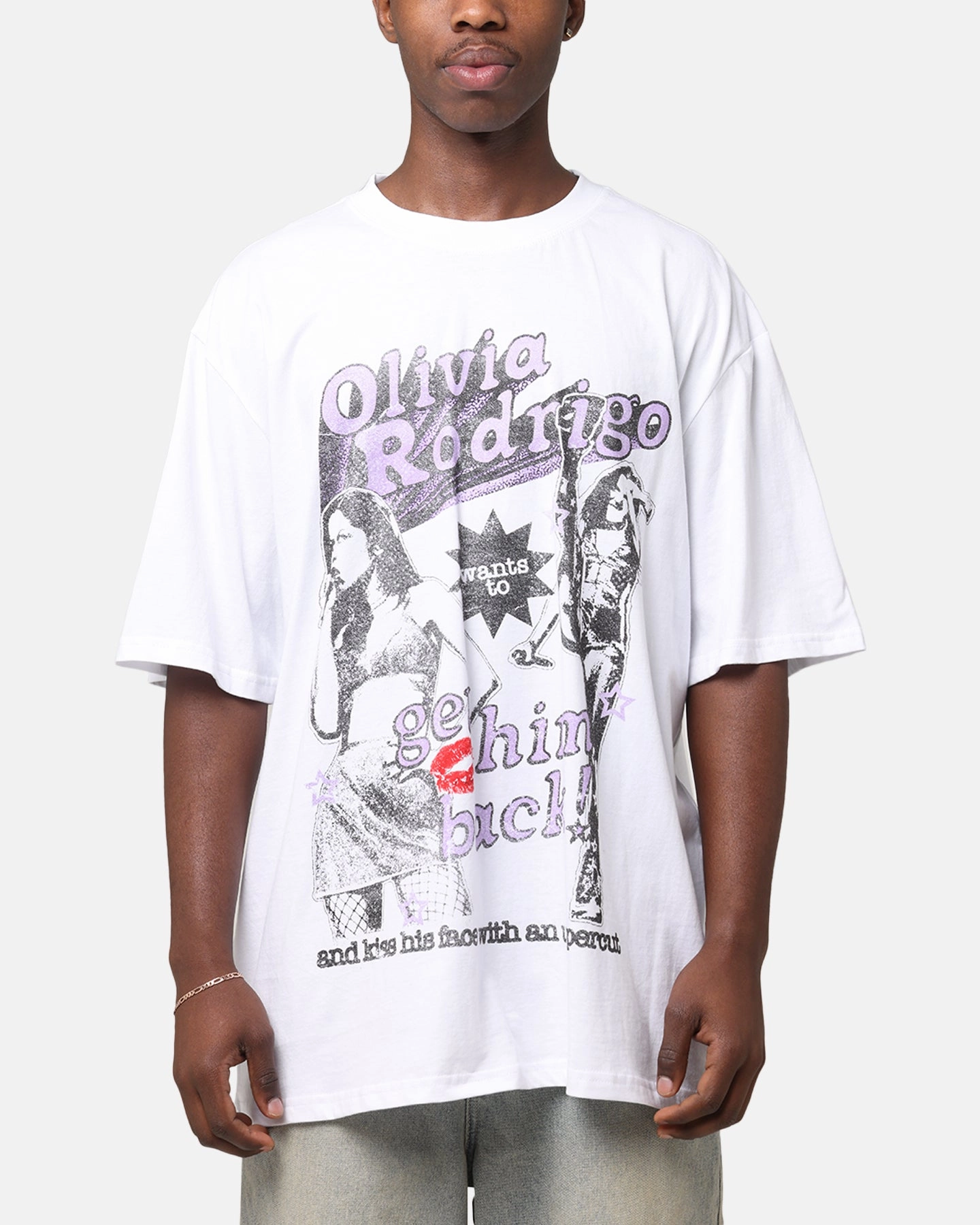 Olivia Rodrigo Spill Her Guts T-Shirt White Eco Friendly Material