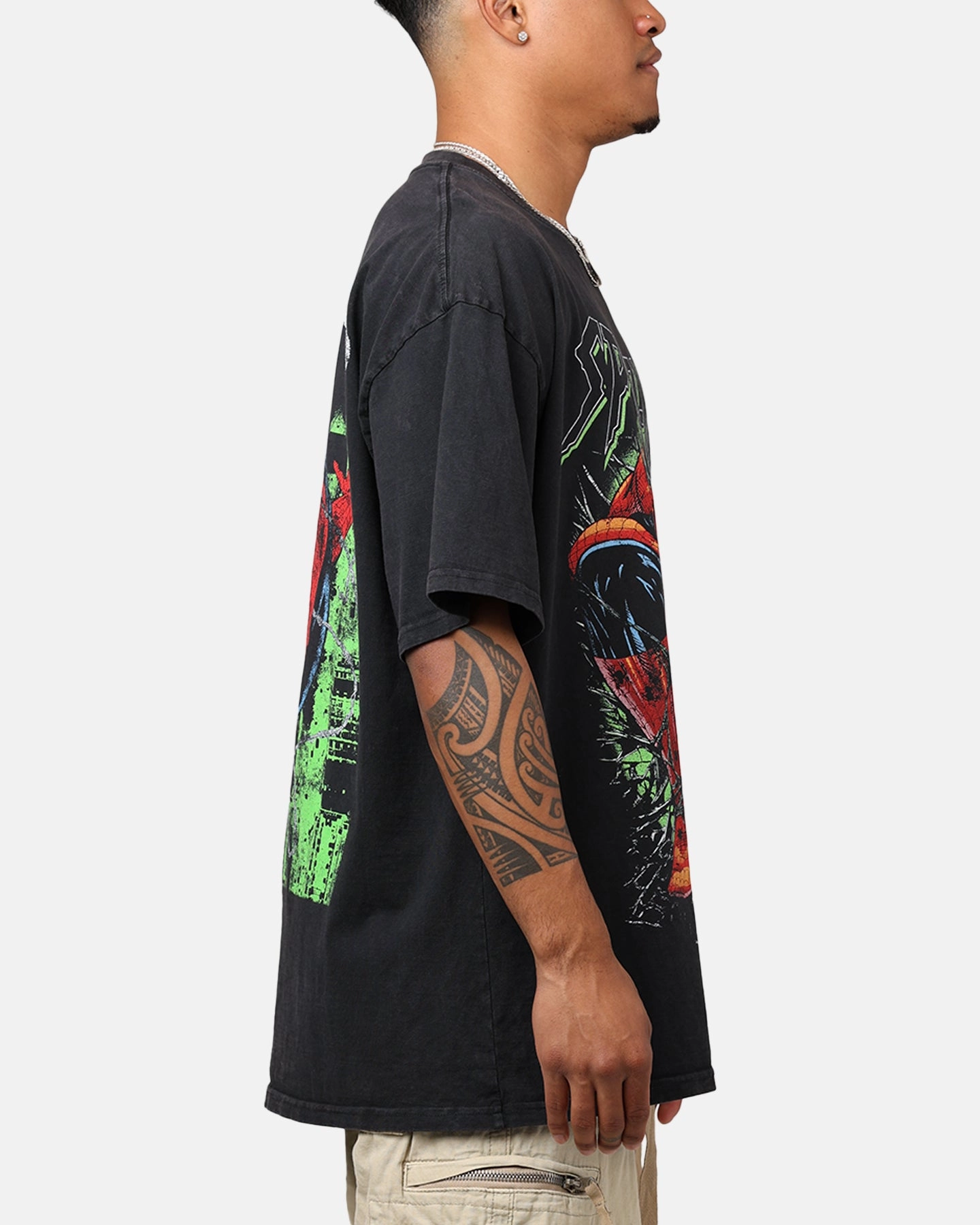 Marvel Spider-Man T-Shirt Charcoal Simple Layer Vegan