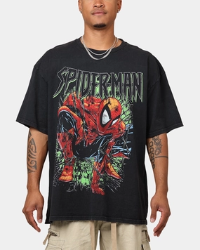 Marvel Spider-Man T-Shirt Charcoal Comfortable Design Quick-Drying Shirt