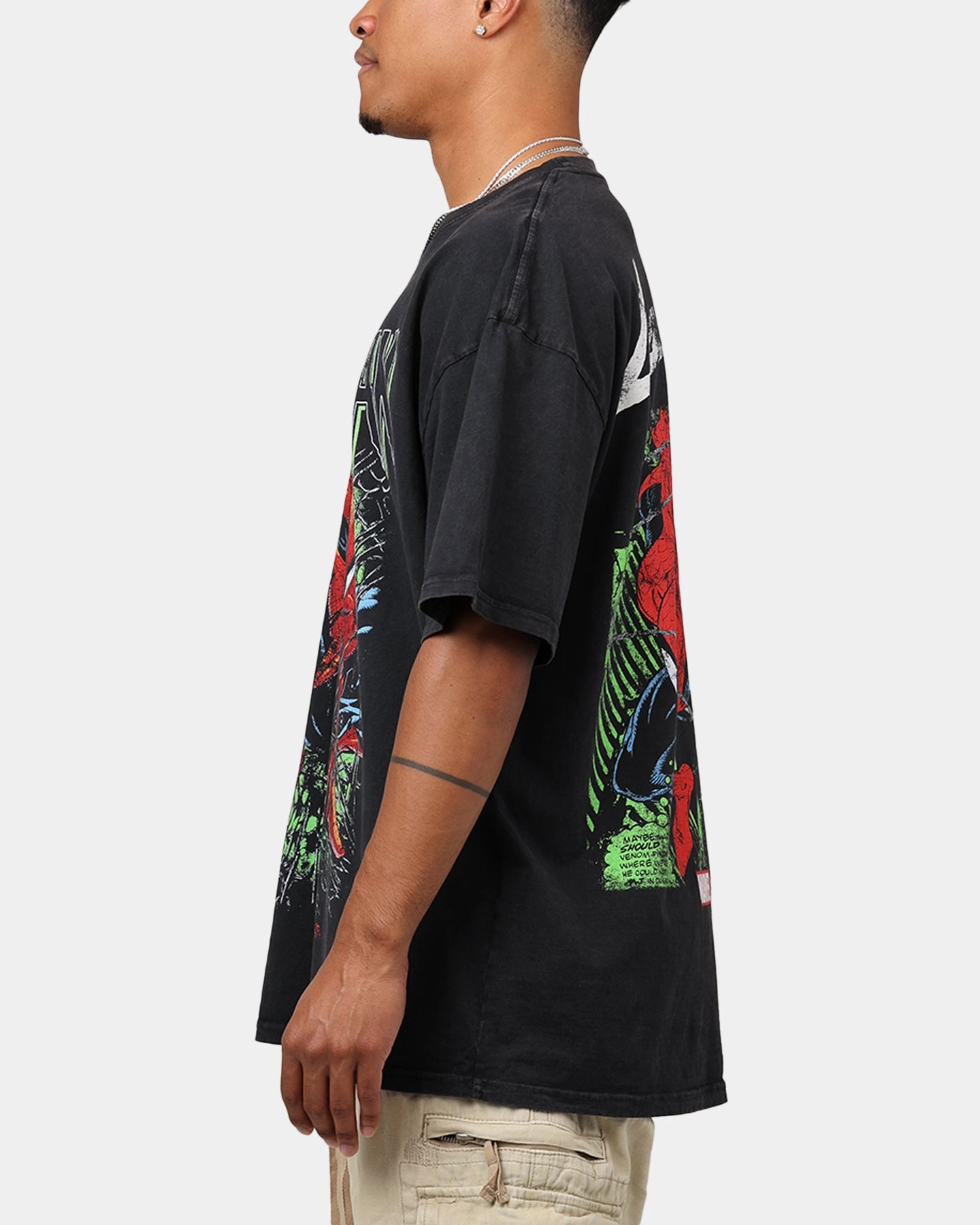Hydrophobic coating Marvel Spider-Man T-Shirt Charcoal
