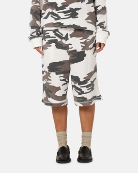 XXIII Printed Thermal Shorts Snow Camo Flexible Waistline Outdoor Layer
