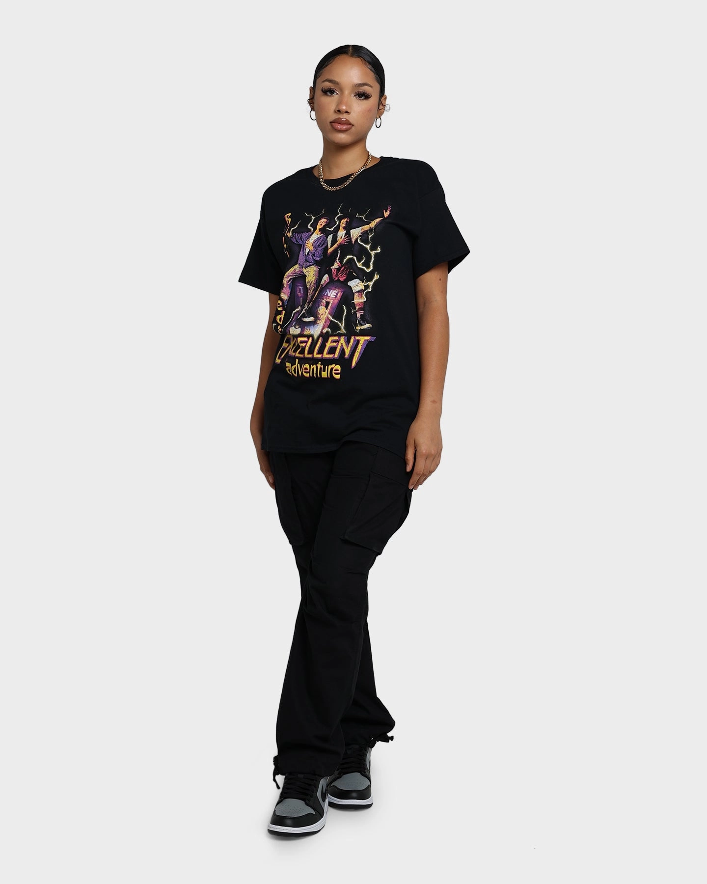 Cycling endurance Midweight Knit American Thrift X Bill & Ted Excellent Adventure T-Shirt Black