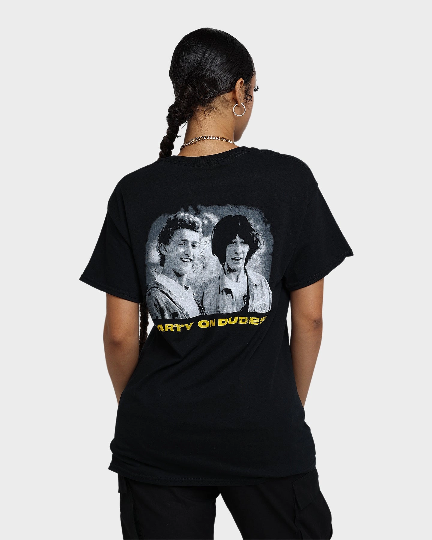 American Thrift X Bill & Ted Excellent Adventure T-Shirt Black QuickDry Street Smart
