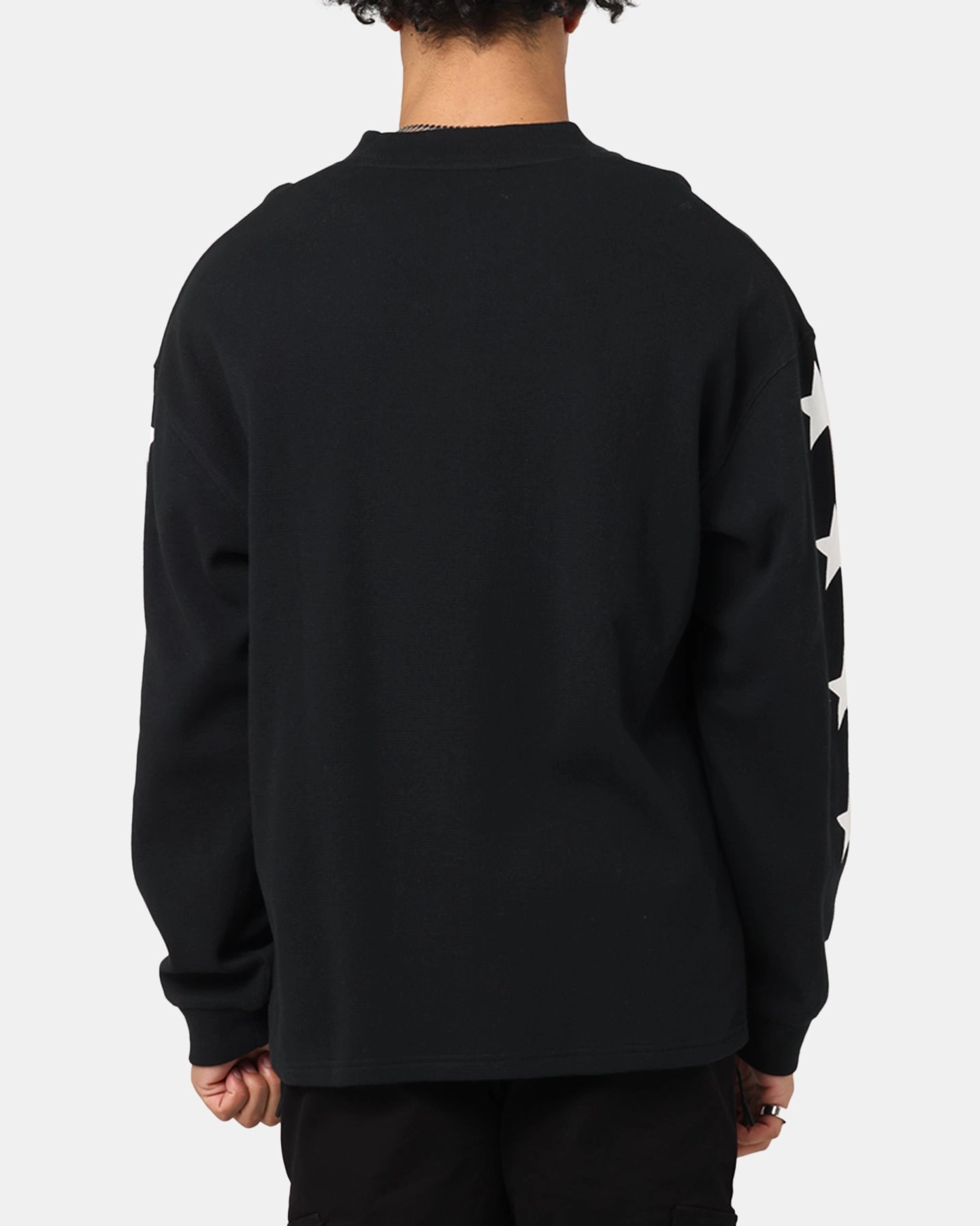 Carre Waffle Workwear Long Sleeve T-Shirt Black Active Essentials