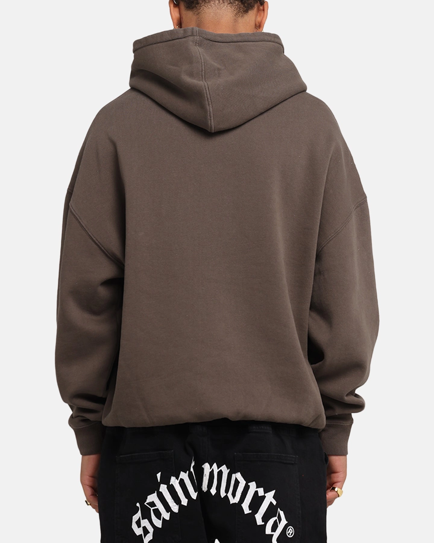 Soft Touch difficult to operate Saint Morta Vision Boxy Hoodie Brown