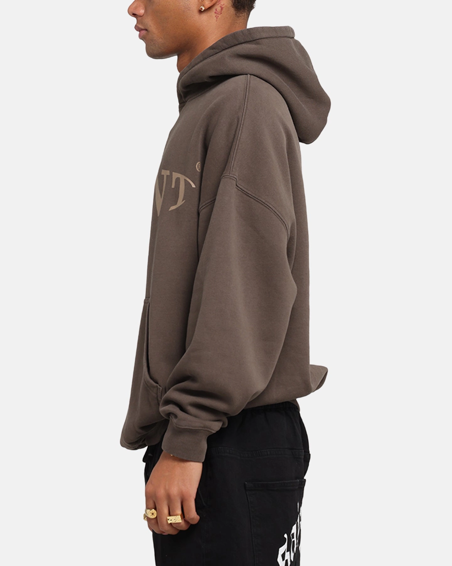 Museum - displayable Saint Morta Vision Boxy Hoodie Brown