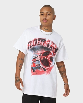 Denim combination Rodman Brand Planet Dunk T-Shirt White