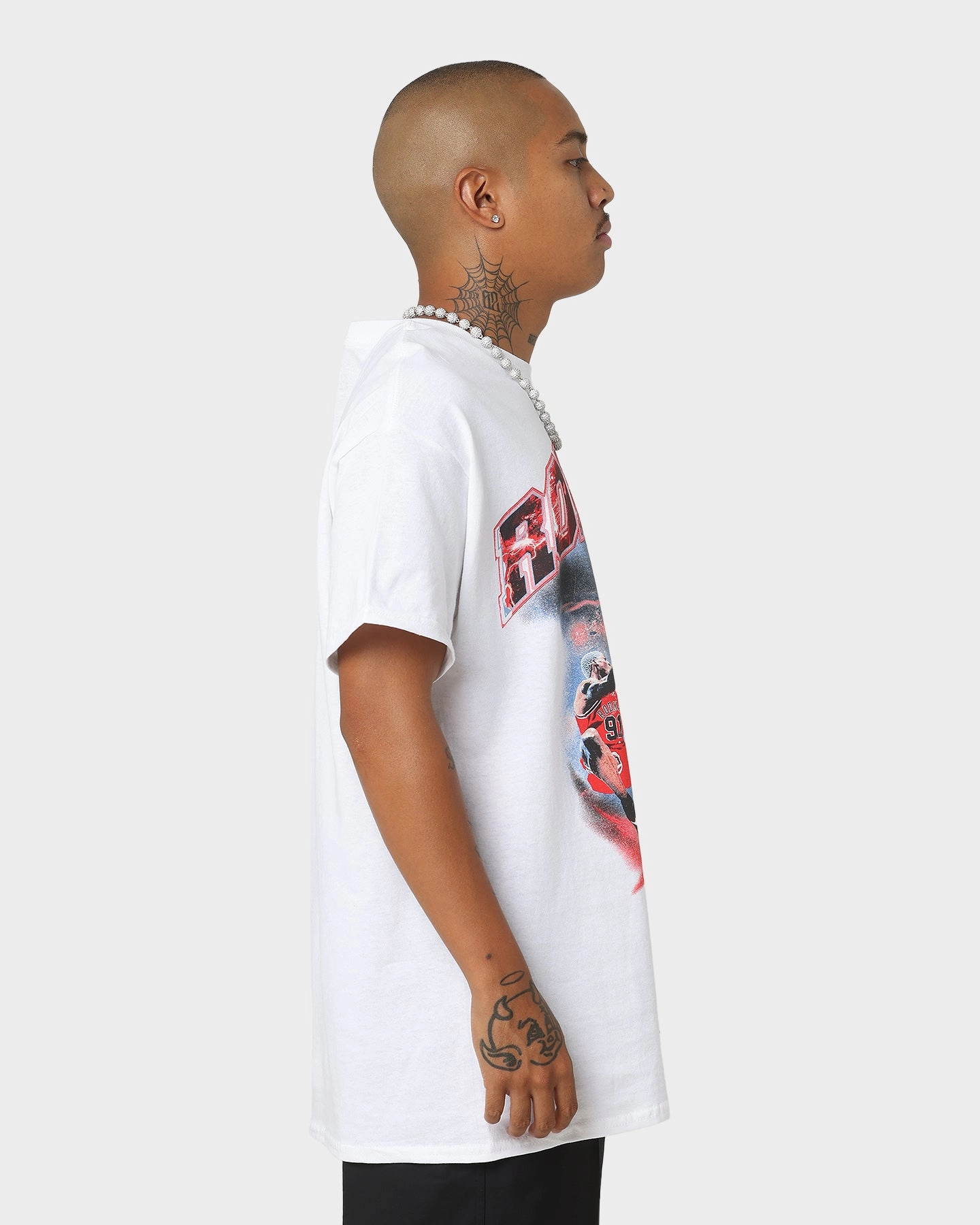 Rodman Brand Planet Dunk T-Shirt White Casual and cool