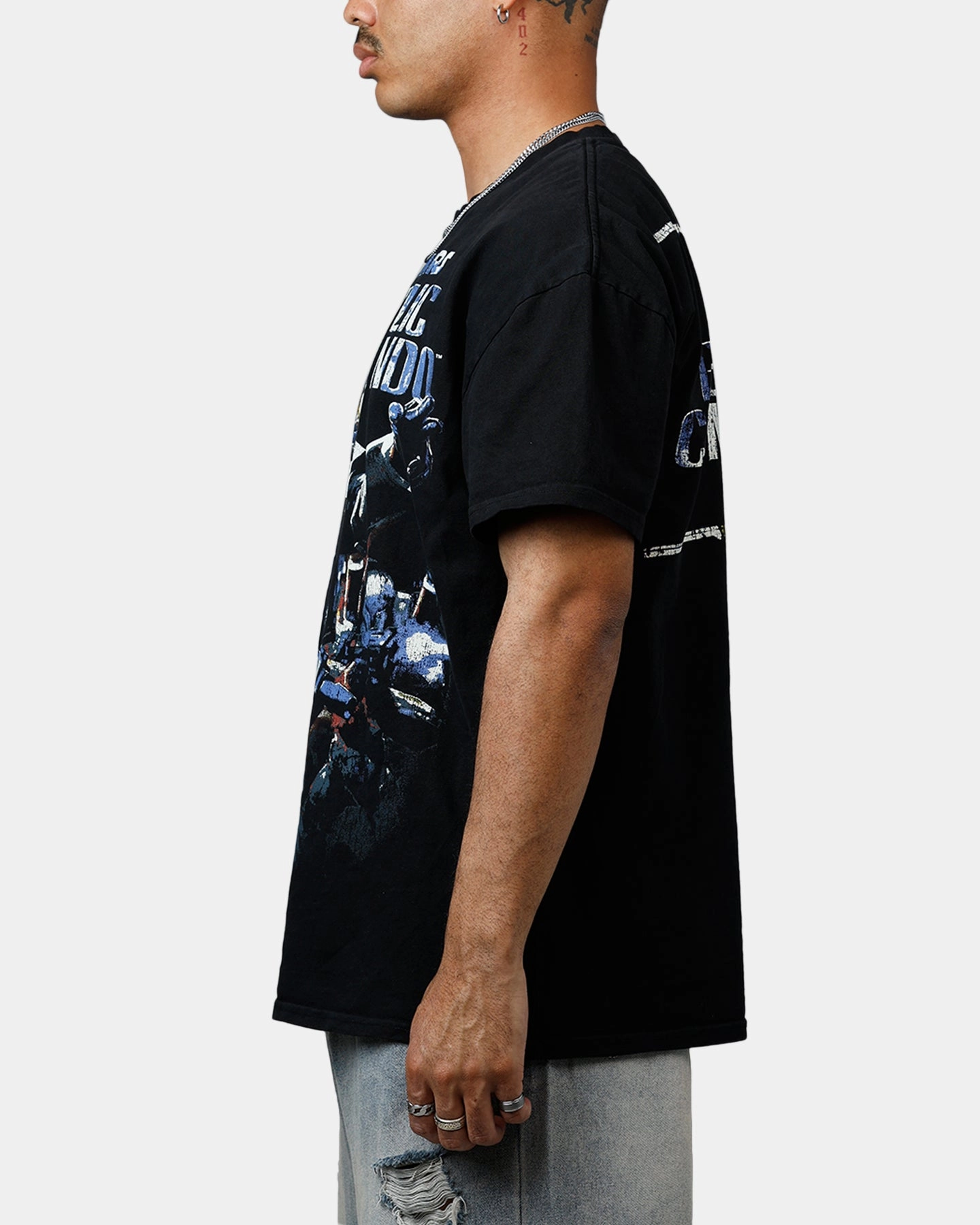 American Thrift Star Wars Battlefront Republic Commando Heavyweight T-Shirt Black Everyday Comfort Style