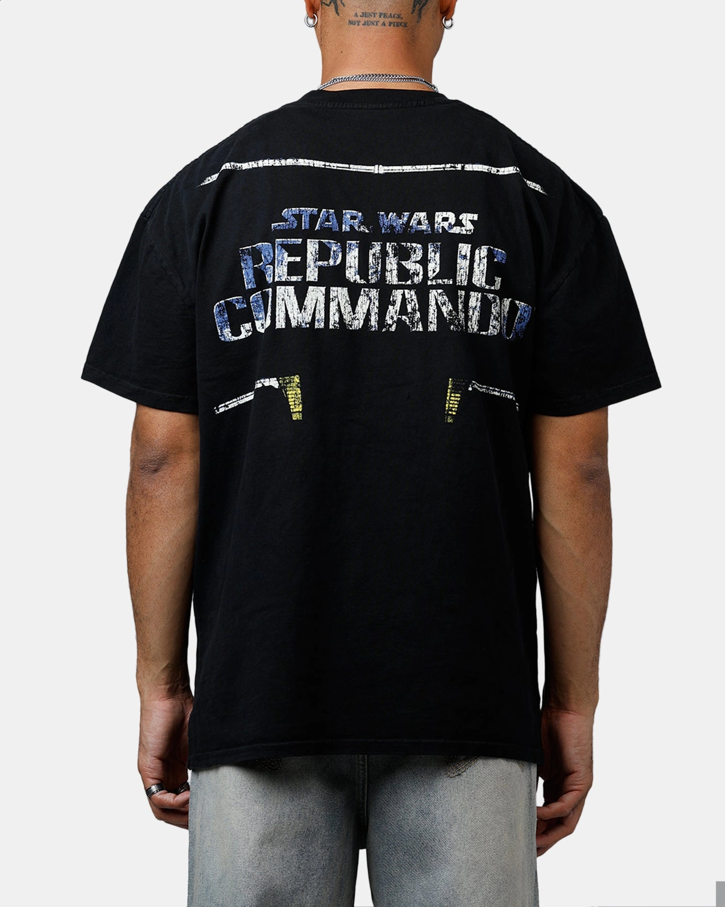 American Thrift Star Wars Battlefront Republic Commando Heavyweight T-Shirt Black Weekend Style Pullover