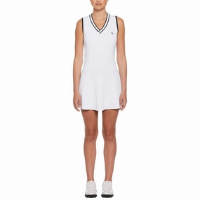 Lightweight warm-weather dress Evening-Wear Original Penguin Essential Performance Golf Dress Bright White - SS23 Women