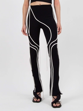 Ottolinger Strappy Leggings 'Black' Comfortable Stretch Sporty Comfort Fit