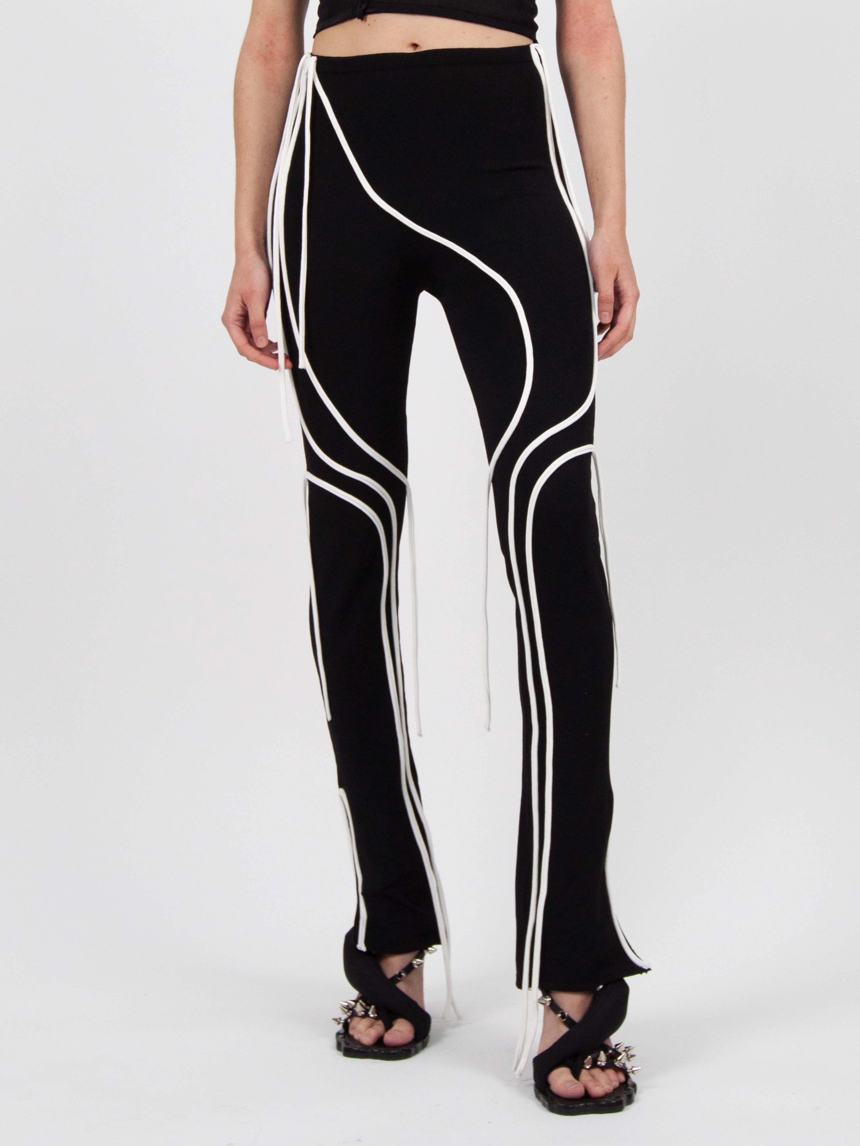 Breathable wear Comfort Flex Ottolinger Strappy Leggings 'Black'